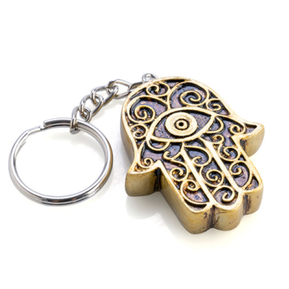 Lucky Blessings Hamsa Keychain