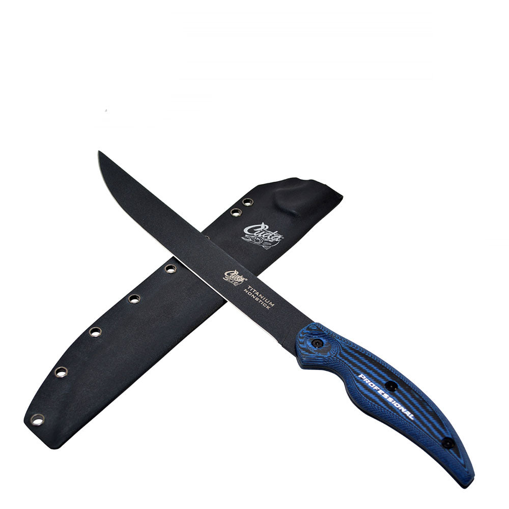 CUDA Professional Semiflex Wide Fillet Knife w/ bainha