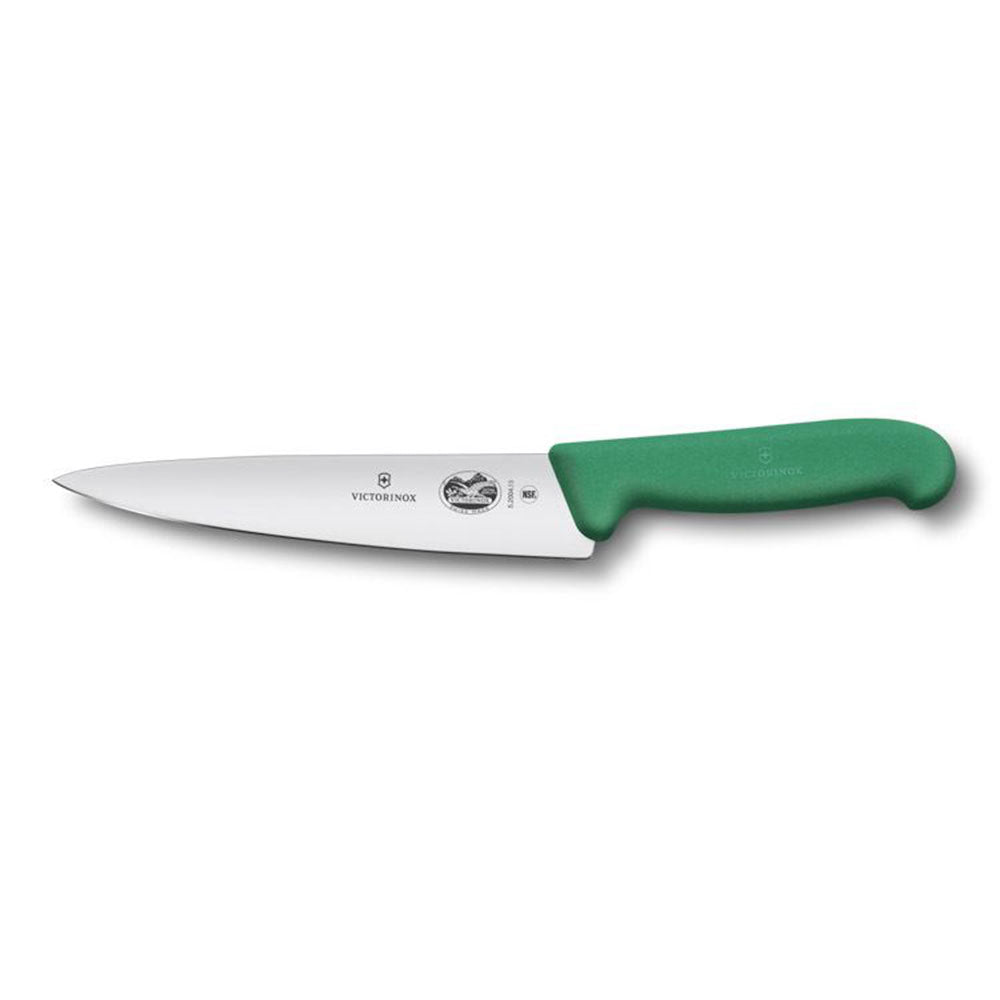 Victorinox cuit la poignée de fibrox au couteau en sculpture (vert)