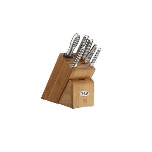 Global Knives Katana Knife Block Set (6pcs)