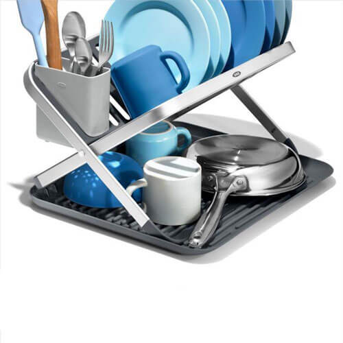 OXO Good Grips Fold Flat Dish Rack