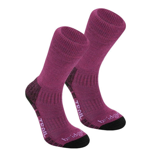 Hike Lightweight Performce Womens Sock Berry