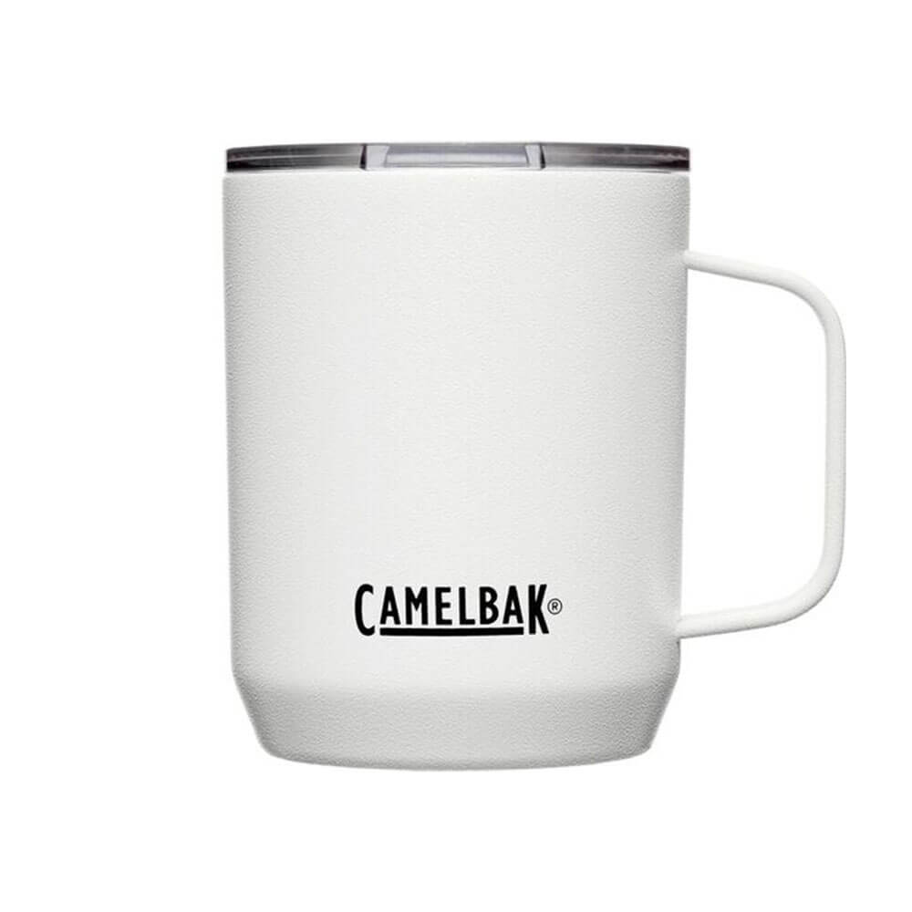 Caneca de acampamento isolada de aço inoxidável 0,35L