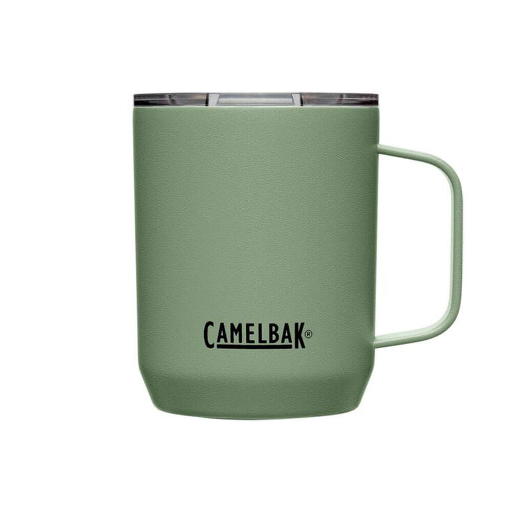 Caneca de acampamento isolada de aço inoxidável 0,35L