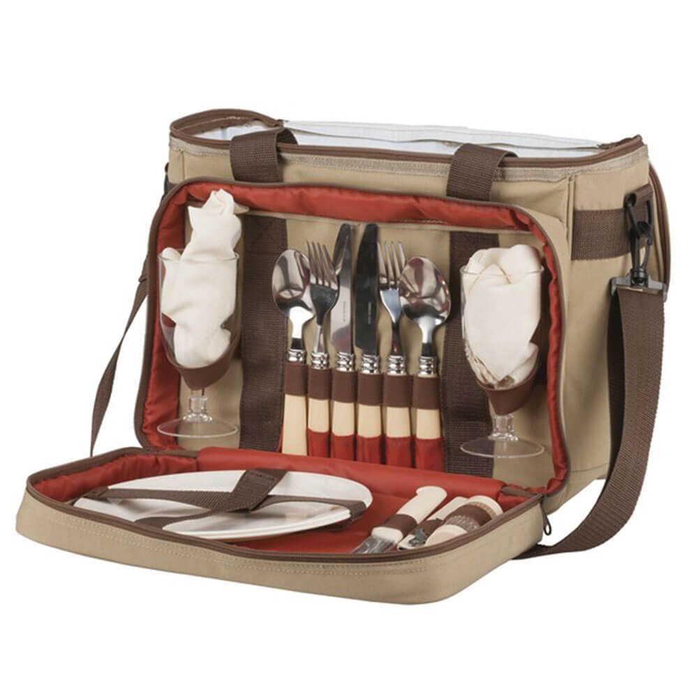 ROVIN Deluxe Brand Picnic Bag com utensílios