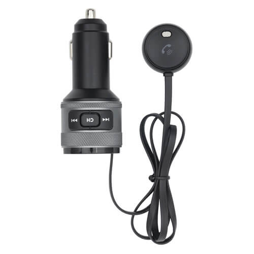 FM Transmitter with Bluetooth Technology USB & Mic Extension