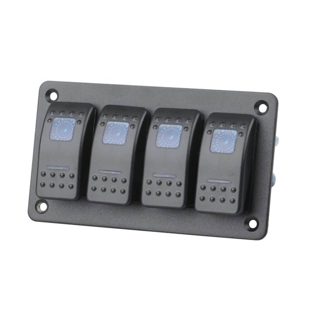 Illuminated Rockers Switch Panel (Blue LED)