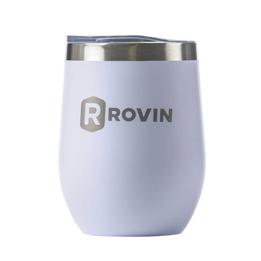 Rovin Edelstahlbecher mit Deckel (350 ml)