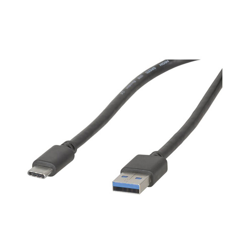 USB 3.0 Type-C-plug om kabel 1m aan te sluiten