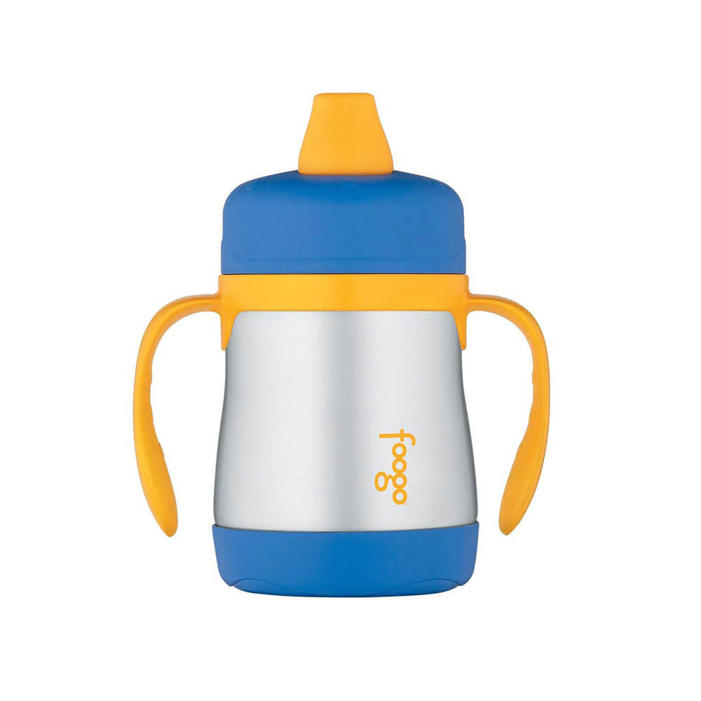 200 ml foogo s/staal vac insuls soft spout sippy cup