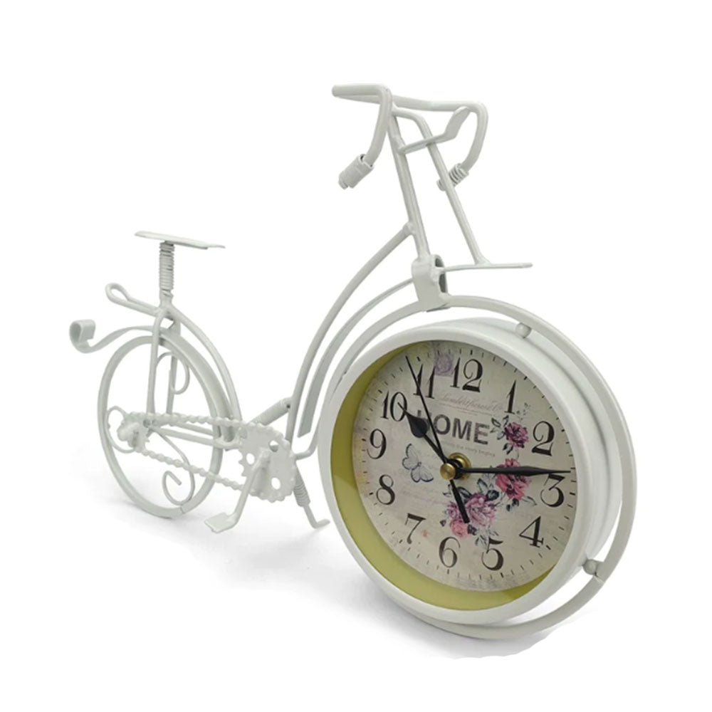 Reloj de mesa de bicicleta de arte de arte