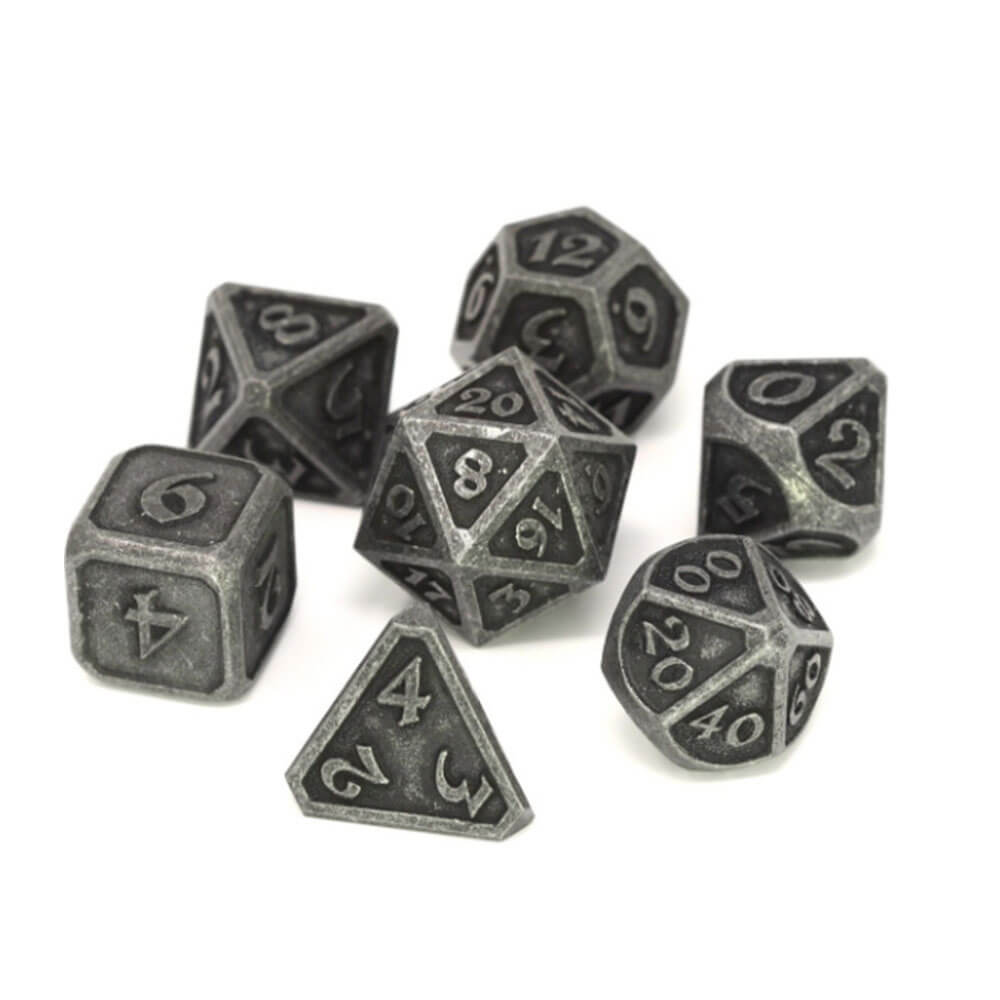 Dice Metal Set Polyédrica Mythica