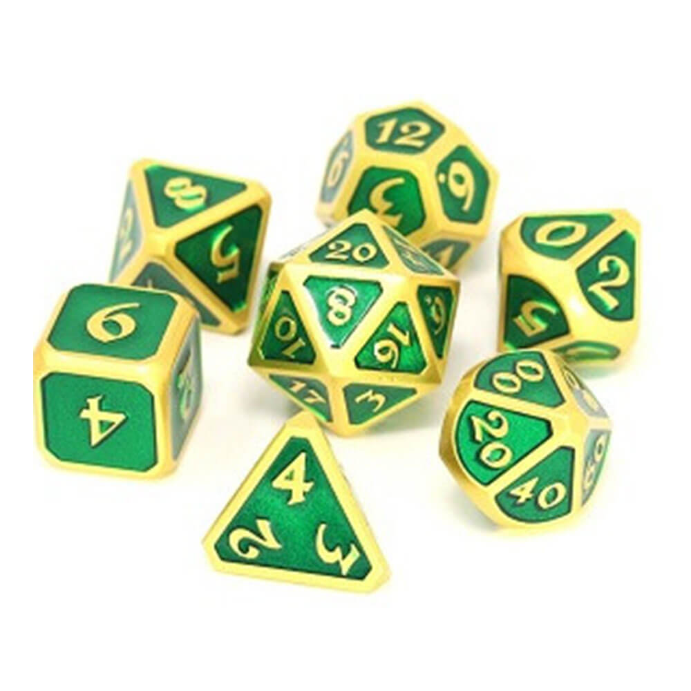 Dice Metal Set Polyédrica Mythica