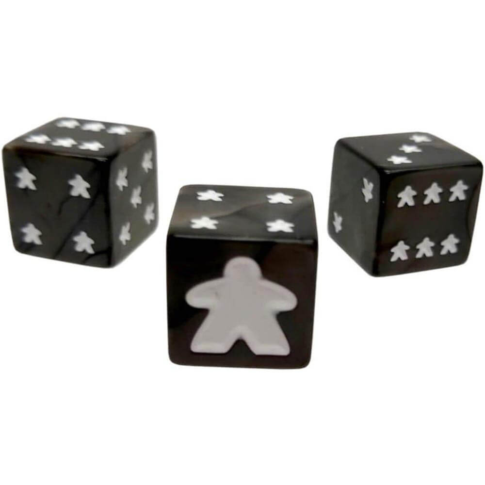 Set di dadi Meeple D6