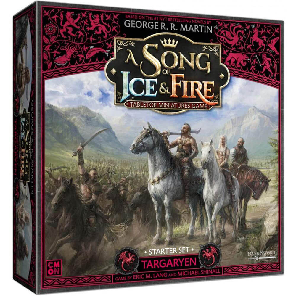 Un jeu de miniatures de la chanson de glace et de feu