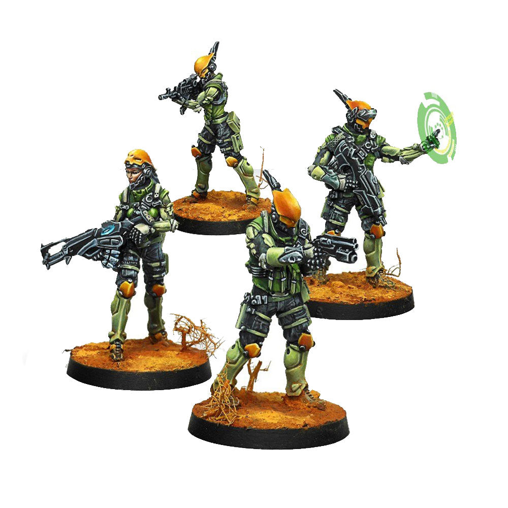 Infinity NA2 Miniatures Druze Shock Teams