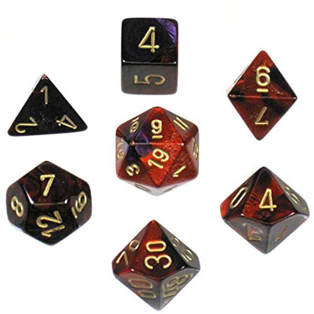 D7 Die Set Dice Gemini Poly (7 Dice)