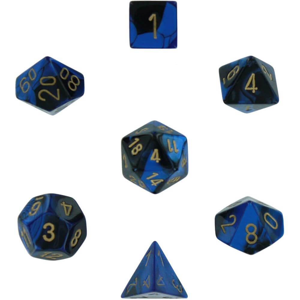 D7 Die Set Dice Gemini Poly (7 terninger)