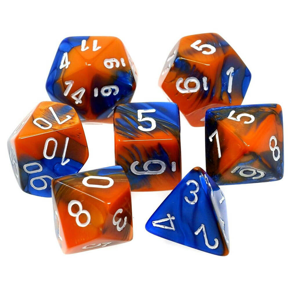 D7 Die Set Dice Gemini Poly (7 terninger)