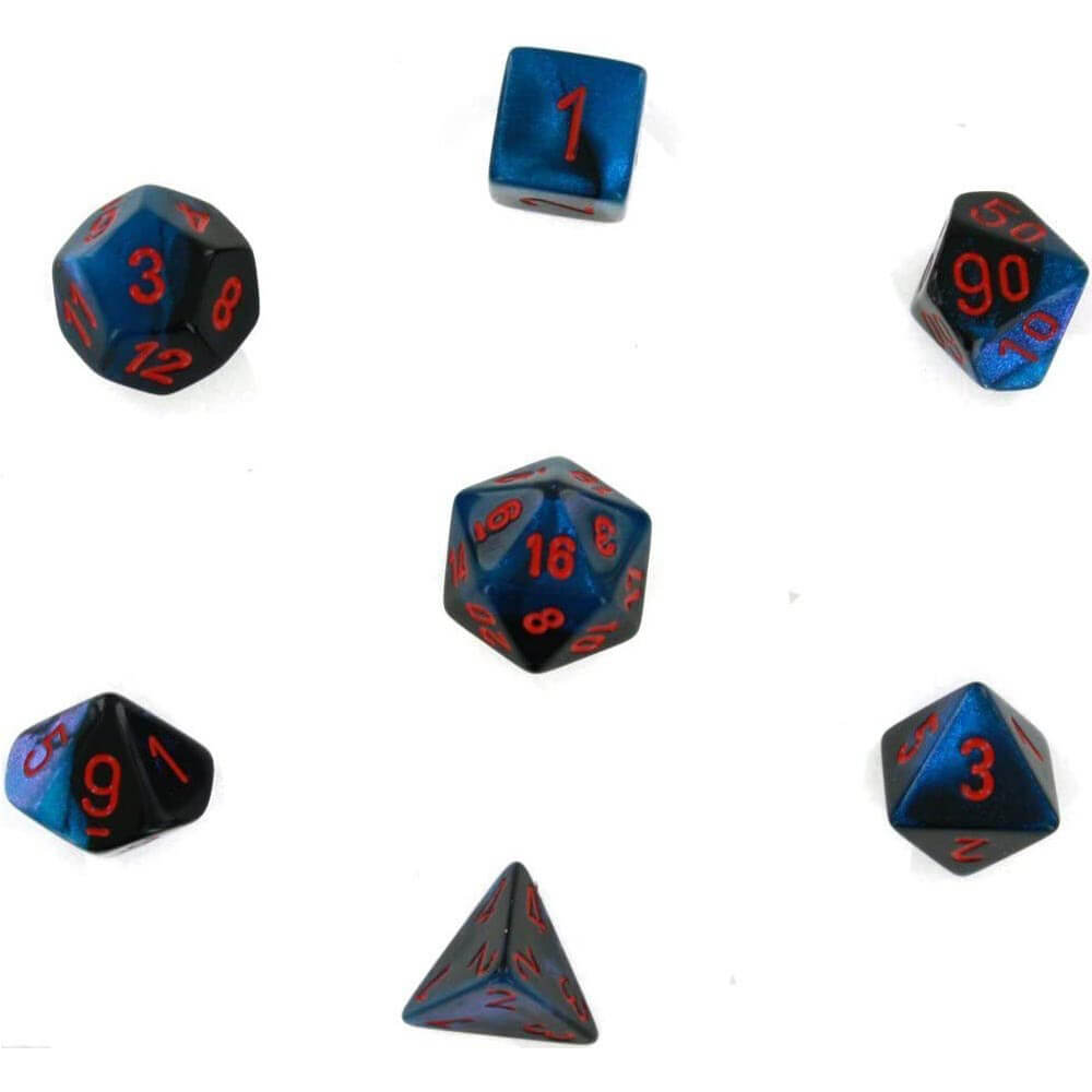 D7 Die Set Dice Gemini Poly (7 dobbelstenen)