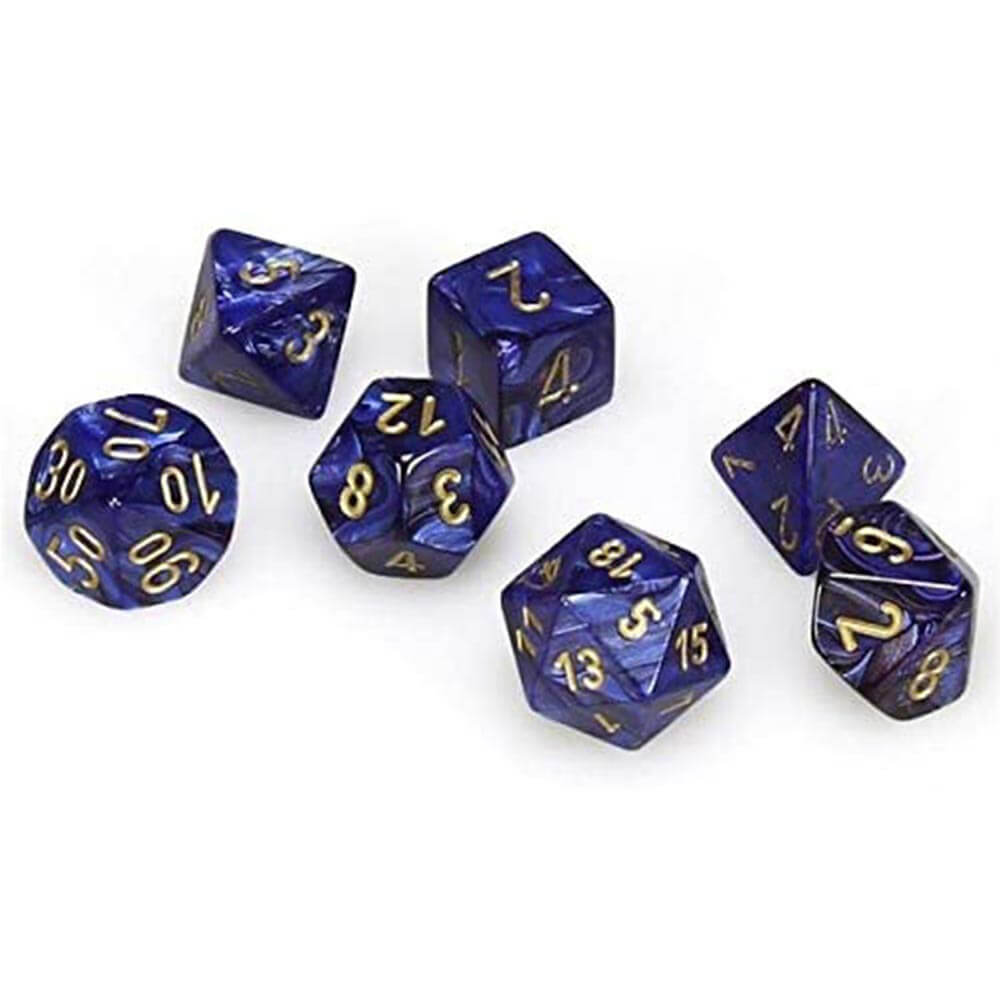 D7 die set terninger scarab polyhedral (7 terninger)