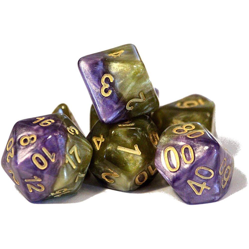 Halfsies Dice (Set of 7 Poly Dice)