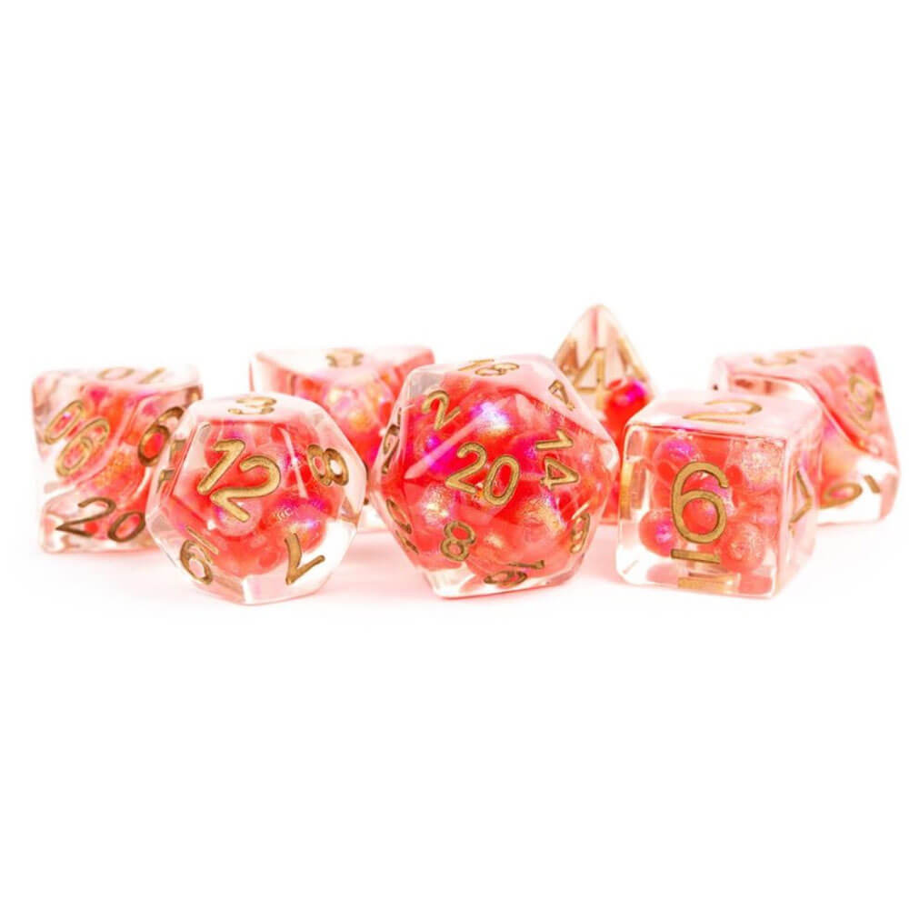 Resin Pearl Polyedral Dice Set 16mm