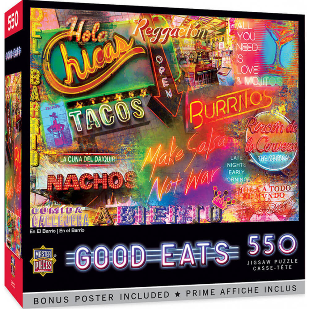 Masterpieces Good eet 550 pc puzzel