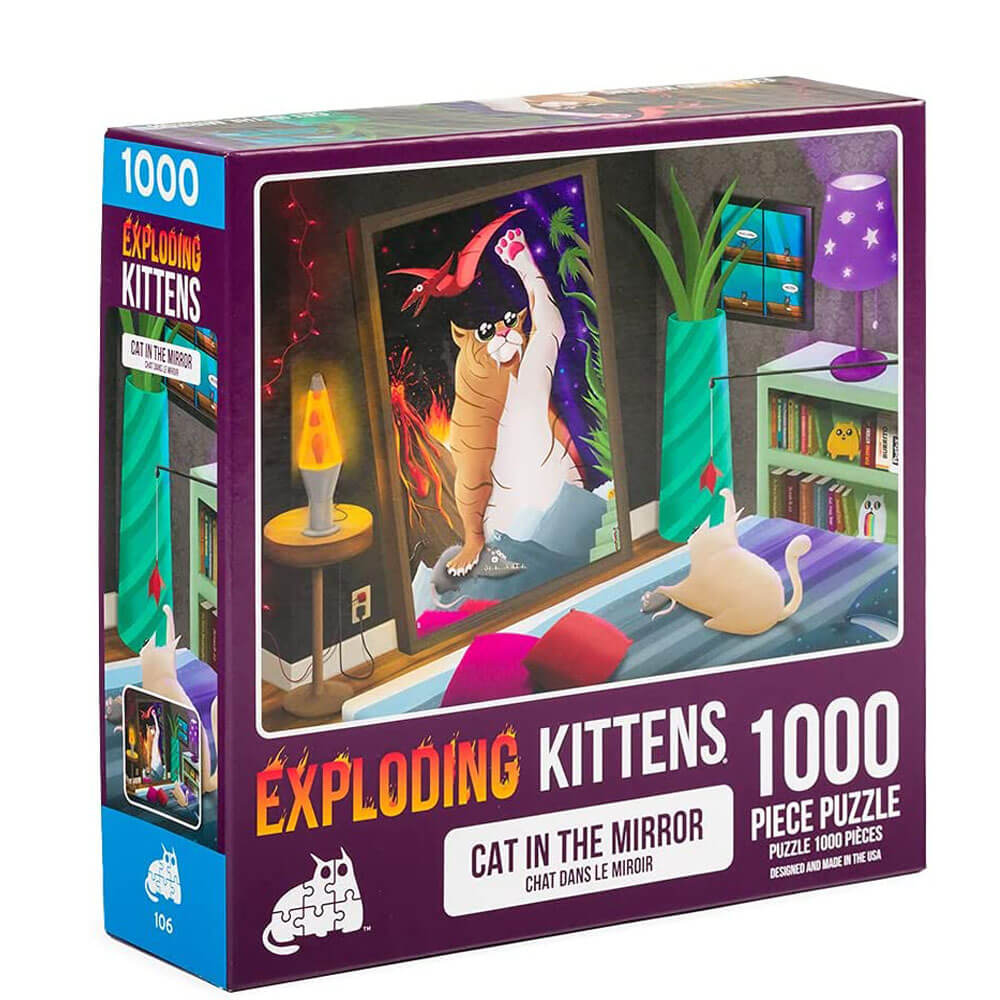 Puzzz de gatinhos explosivos de gatinhos 1000pcs