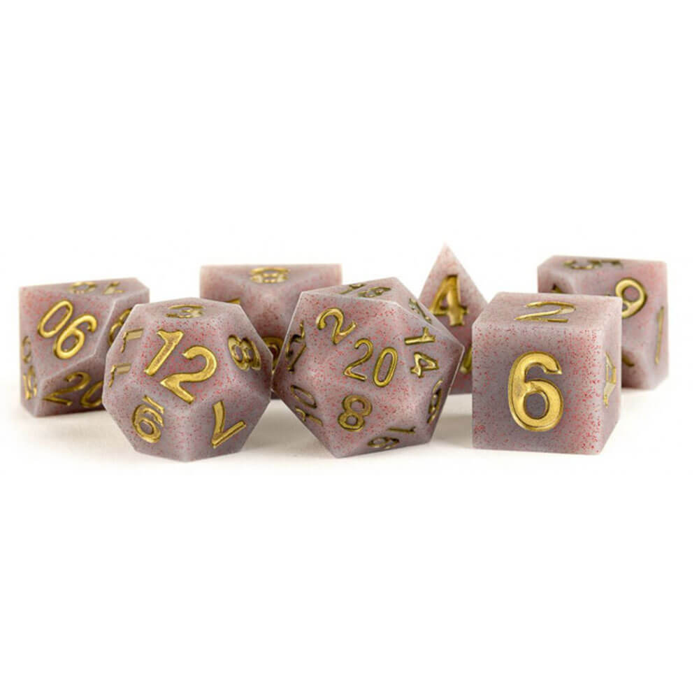 MDG Sharp Edge Silicone Rubber Dice Set