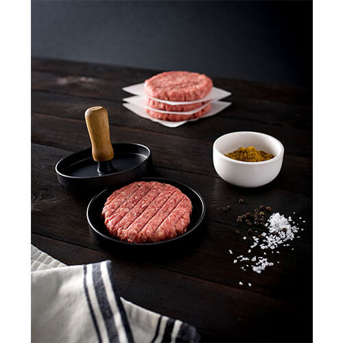 Gentlemen's Hardware Burger Press (Wood Handle & Aluminium)