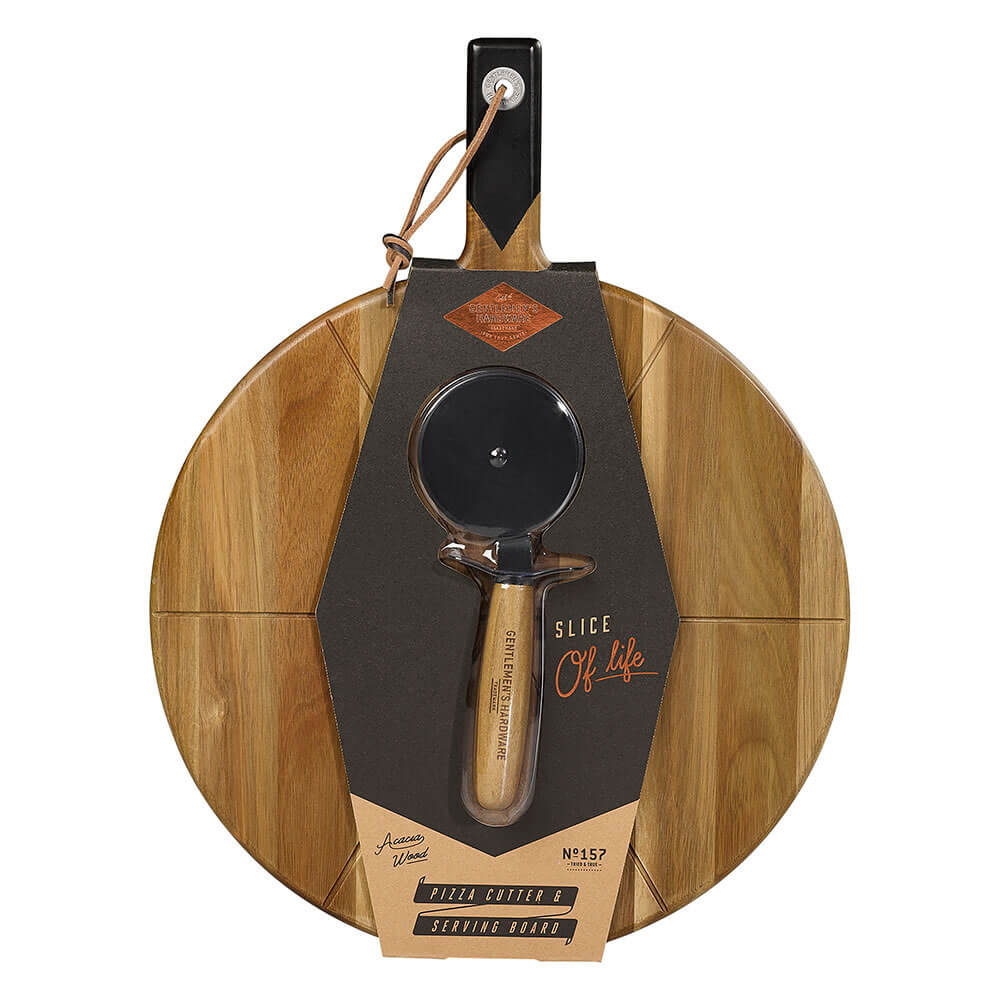 Gentlemen's Hardware Pizza Cutter & Serving Board