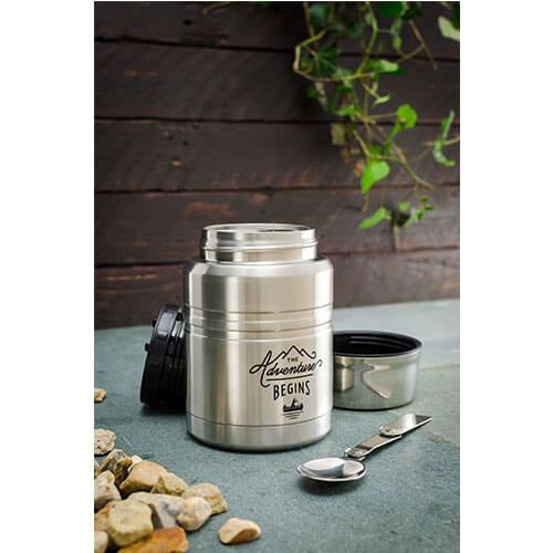 Gentlemen's Hardware Food Flask w/ Spoon (500mL)