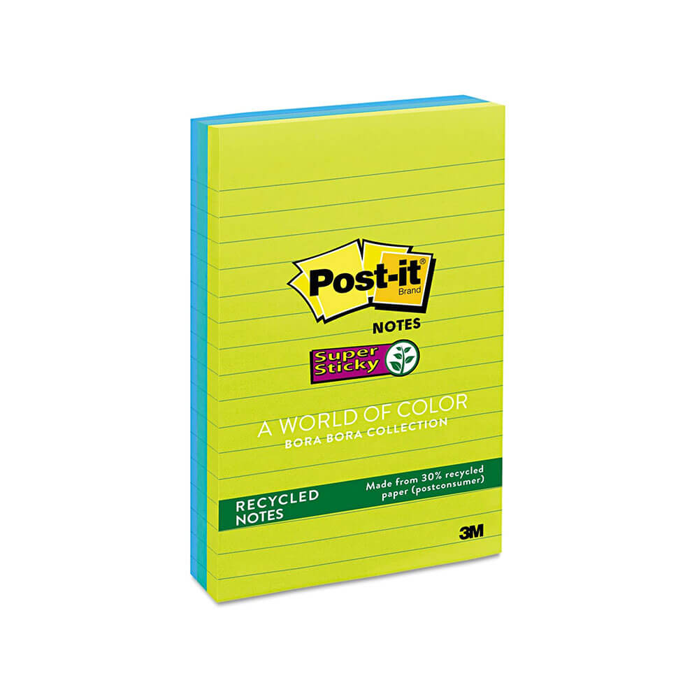 Notas post-it 98x149mm variado (3pk)