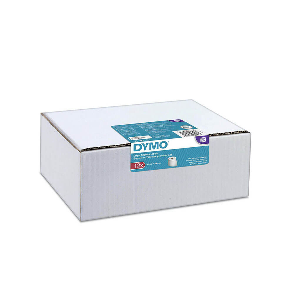 Dymo Large Adress Paper Etikett 36x89mm White