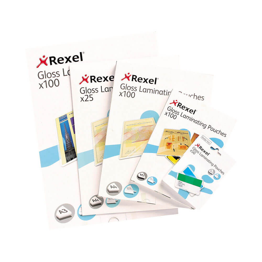 Bolsas laminadas de rexel A4 100pk