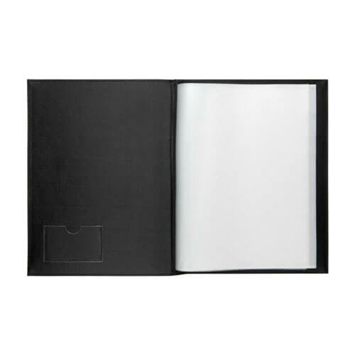 Marbig Pro Soft Touch Display Book 24 Pockets A4 (Black)