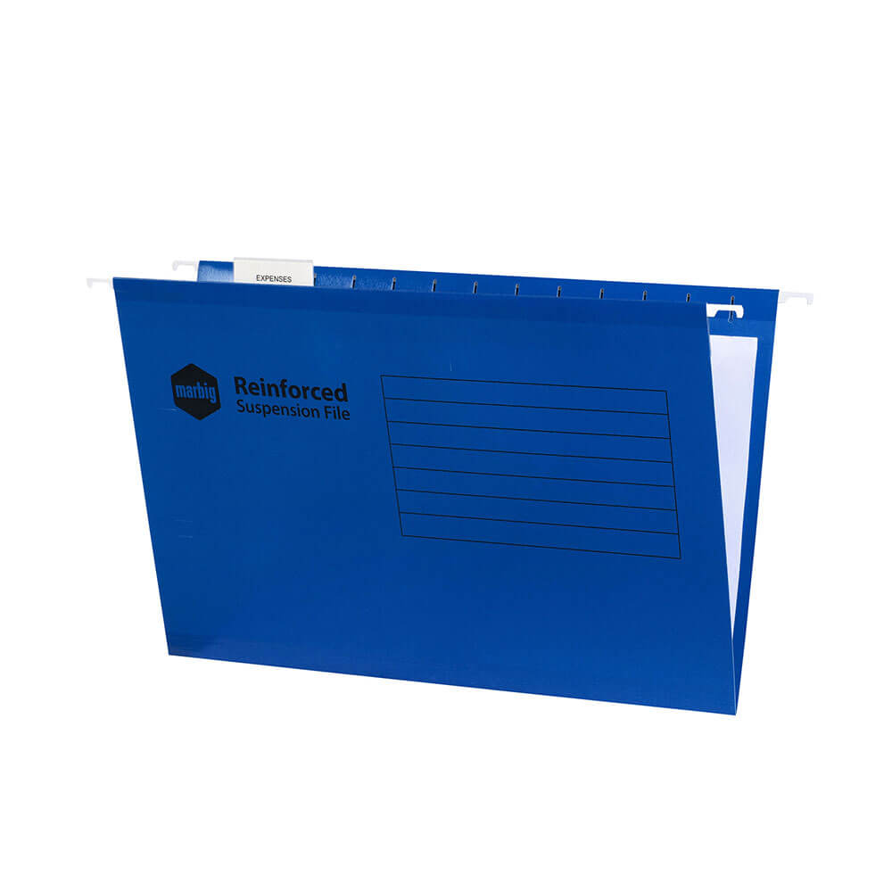 Arquivos de suspensão de Marbig Foolscap 25pk