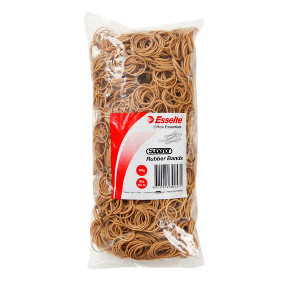 Esselte Rubber Bands 500G Bag