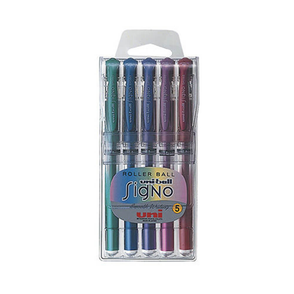 Uni-Ball Signo Pen Bred Metallic Assortered