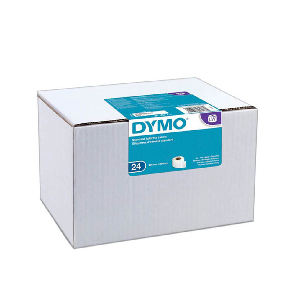 Dymo Standaard adres Papierlabel 28x89mm