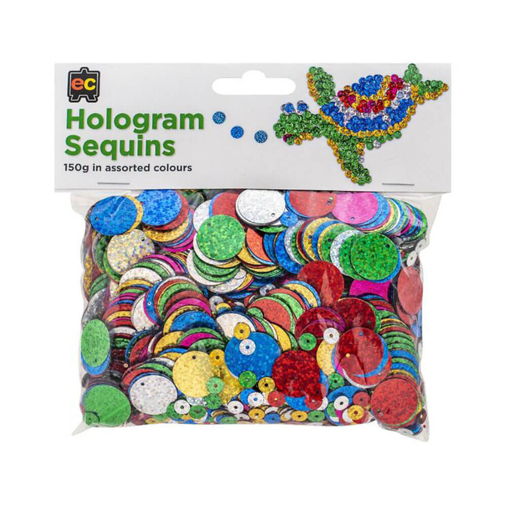 EC Hologram Sequins 150g assorti