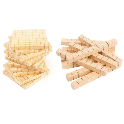 Learning Can Be Fun Wooden Counting Cubes