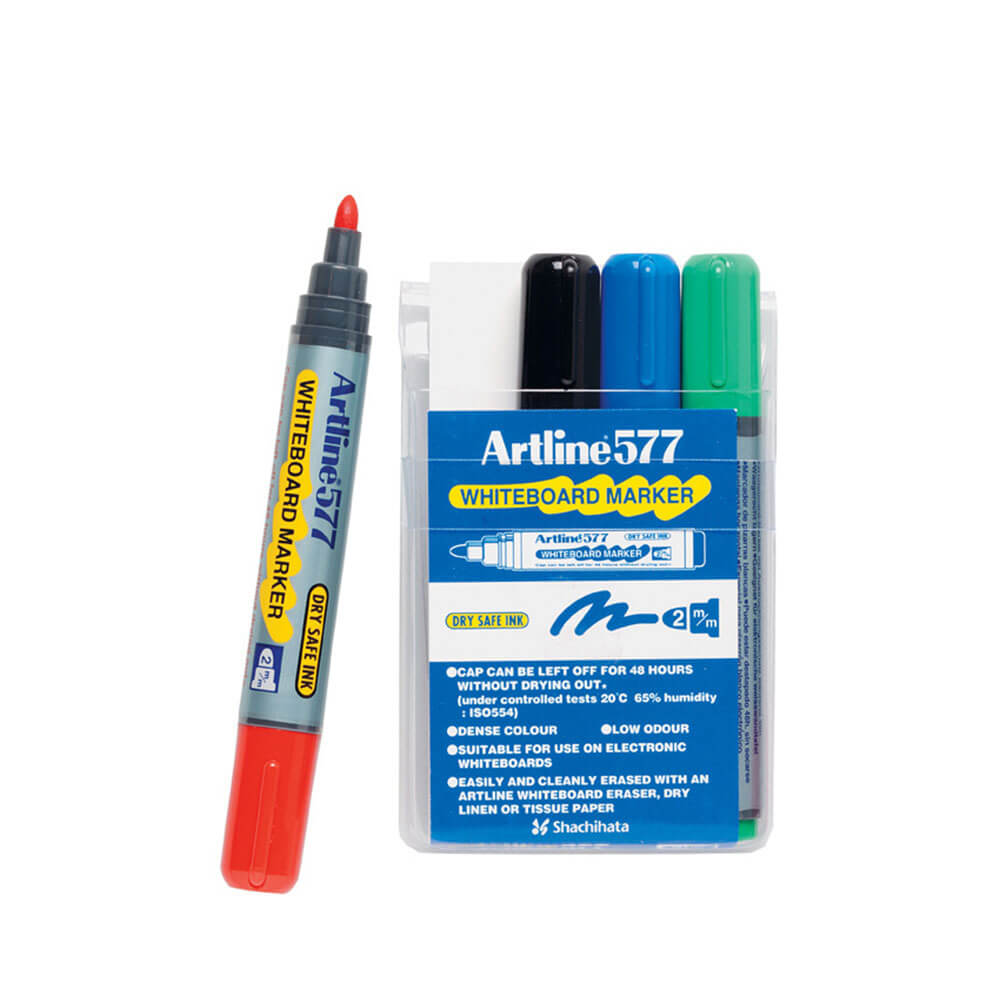 Artline Whiteboard Marker 3 mm Bullet assorti