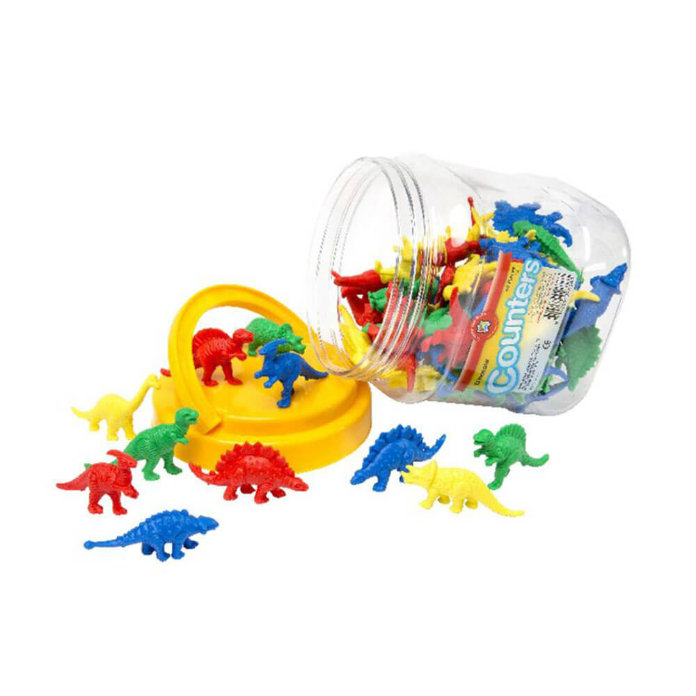 Leren kan leuk zijn dinosaurussen tellers 50 mm