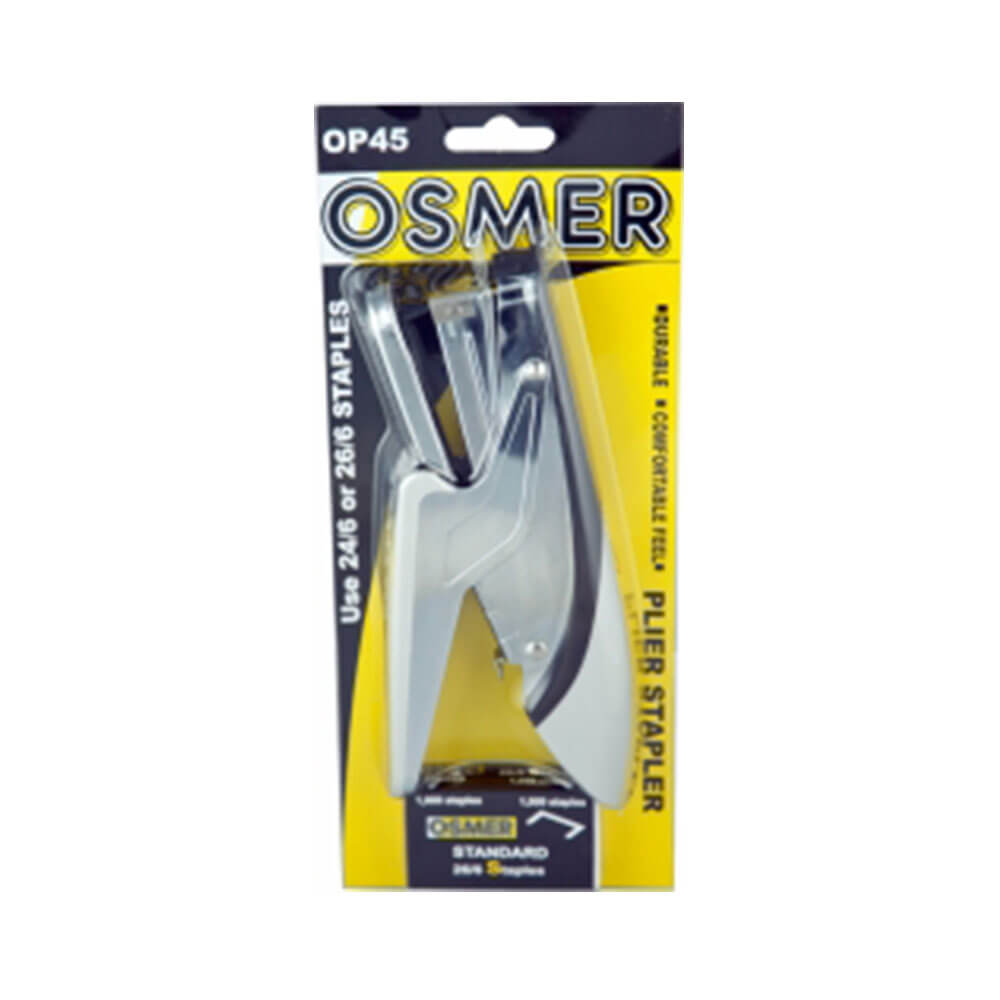 Osmer Plier Stapler with Box of 26/6 Staples