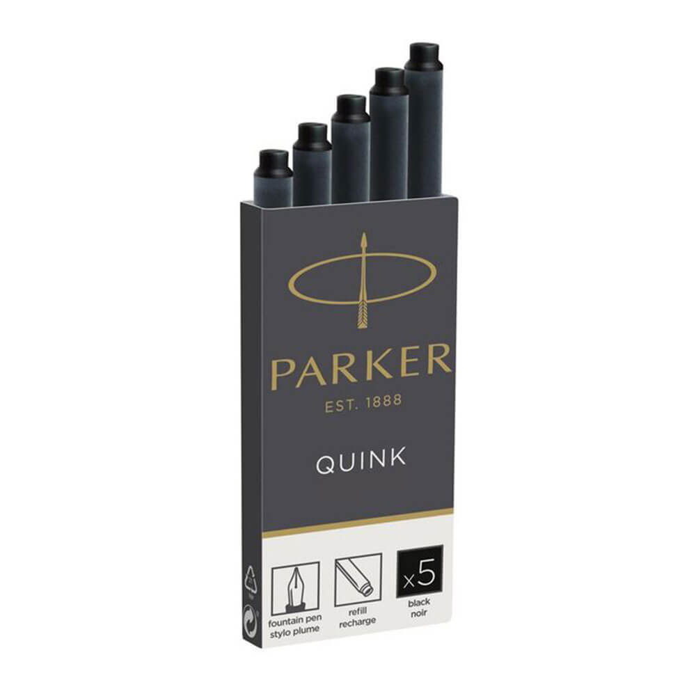 Parker permanent bläckpatron (5PK)