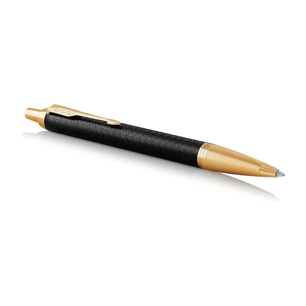 Parker IM BallpEN PEN GOLD TRIM (svart)