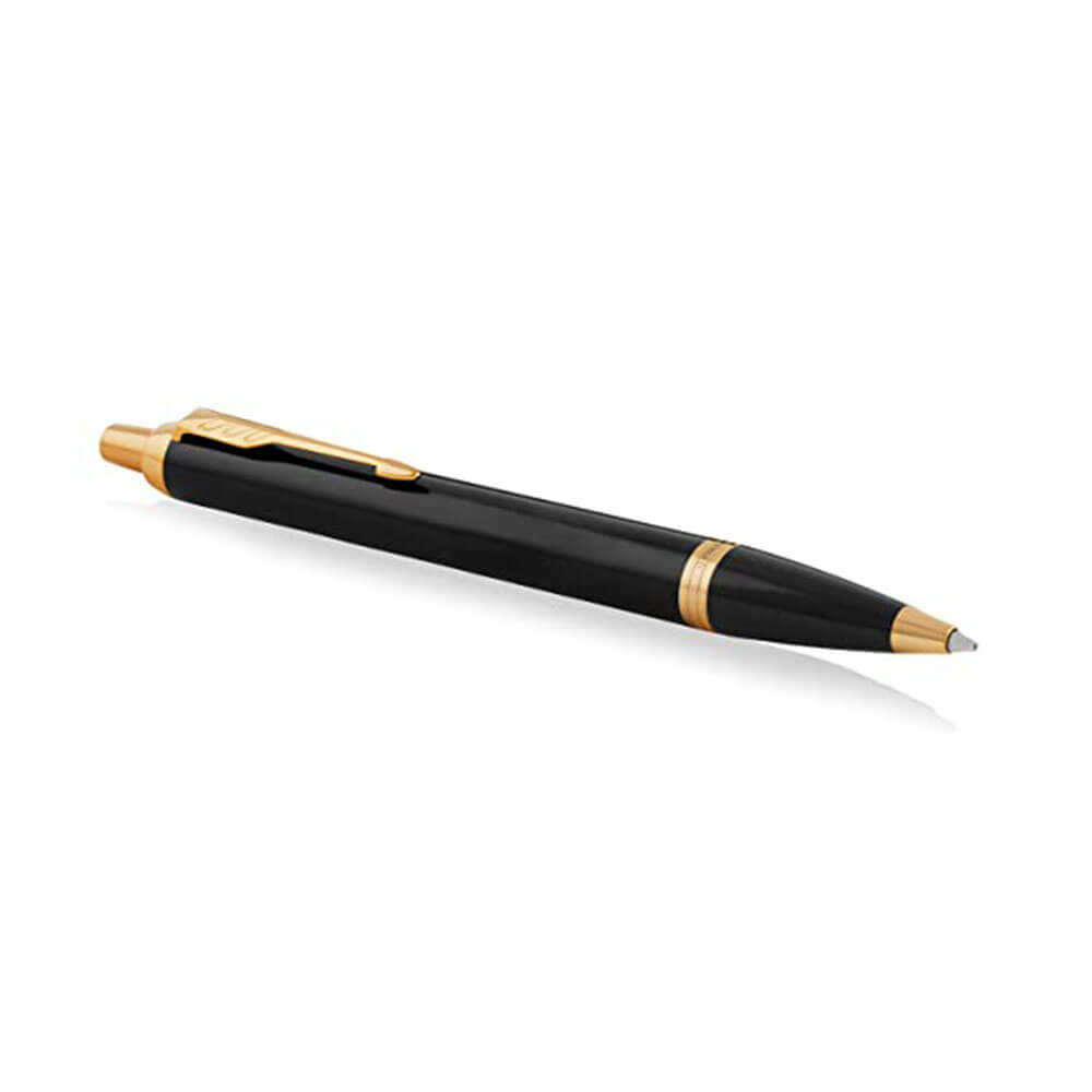  Parker IM Kugelschreiber Gold Trim (Schwarz)