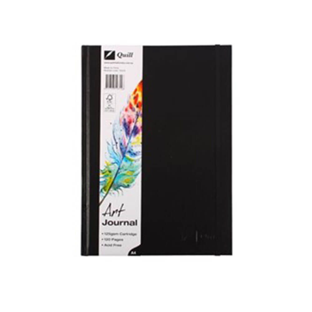 Quill Hard Cover Elastic Closure Art Journal 60 Bladeren